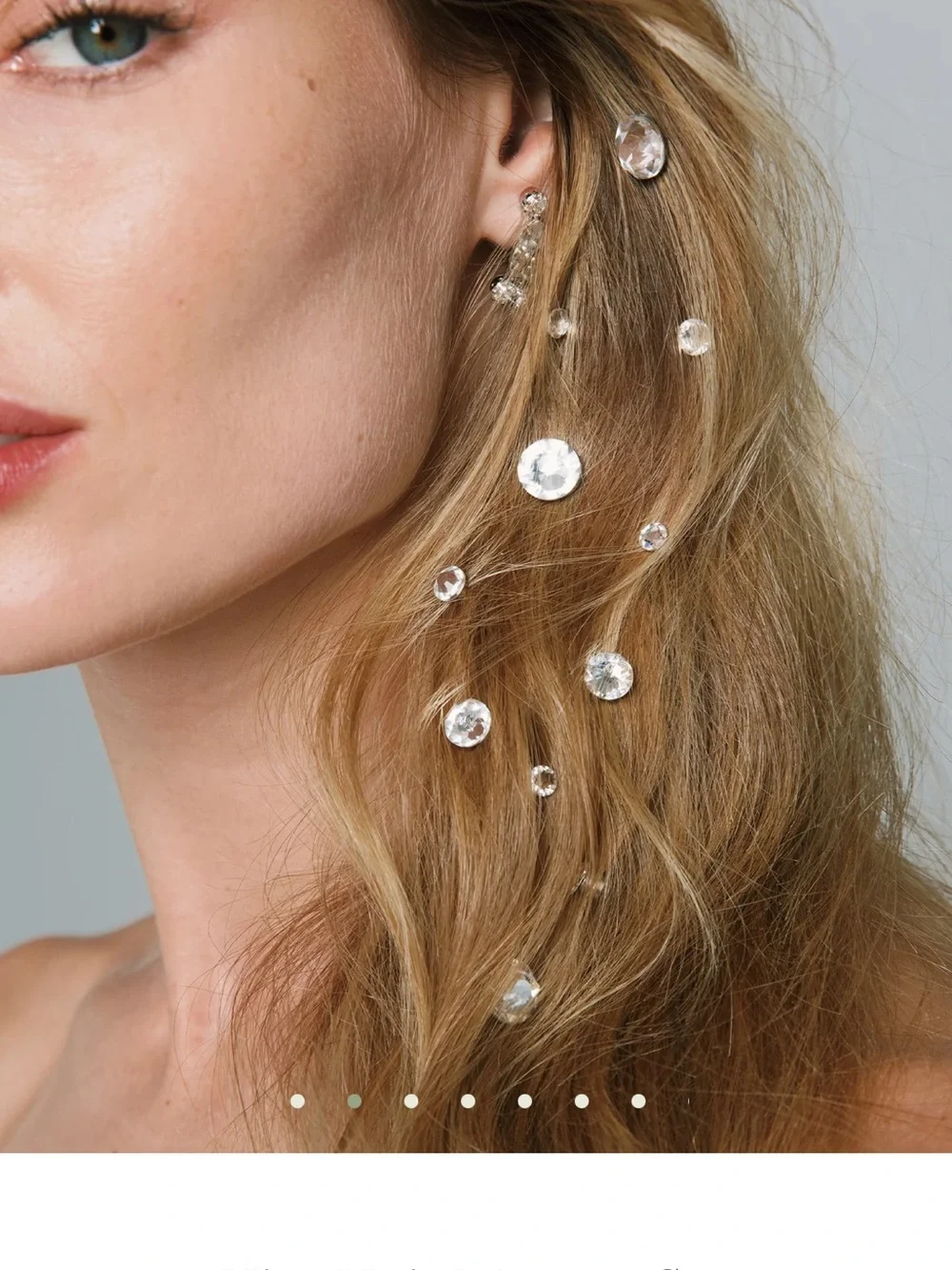 Handmade delicate clear